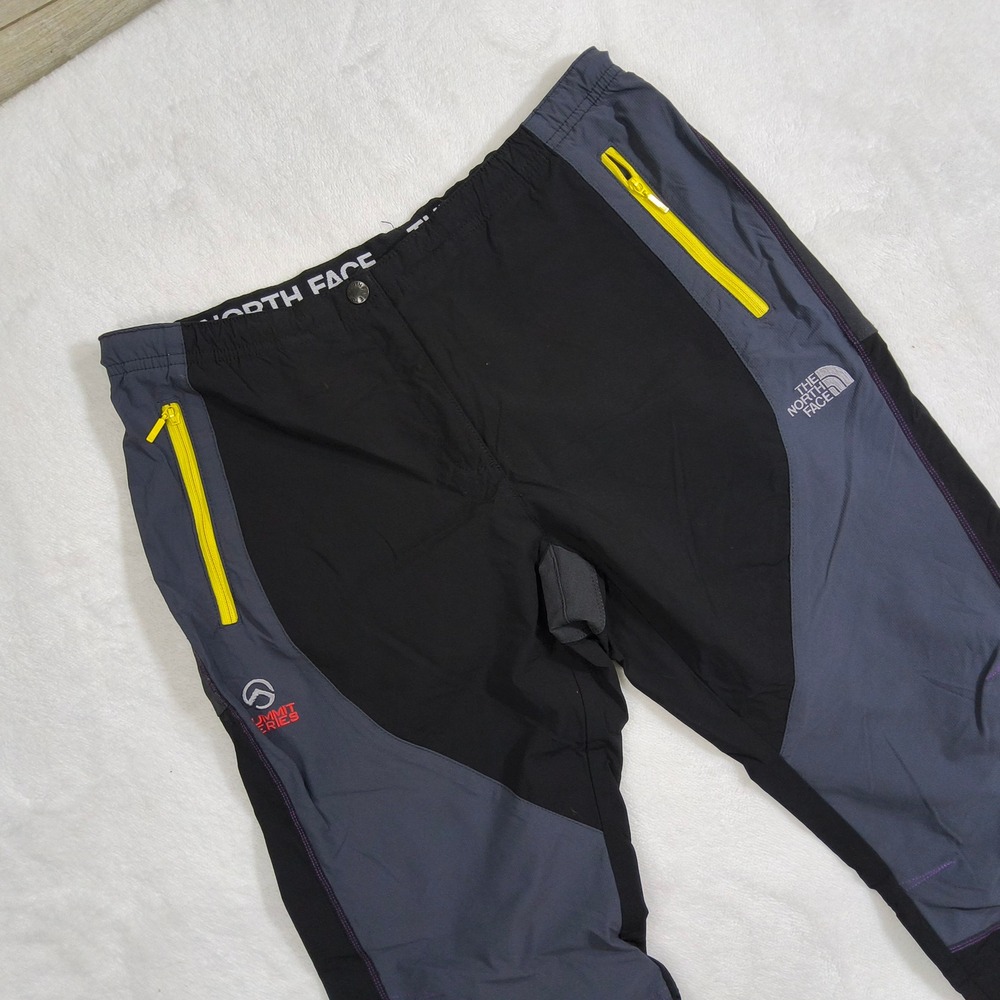 North Face Summit Series Hiking Pant Men 30 Korea 76 Black Grey Yellow Technical
